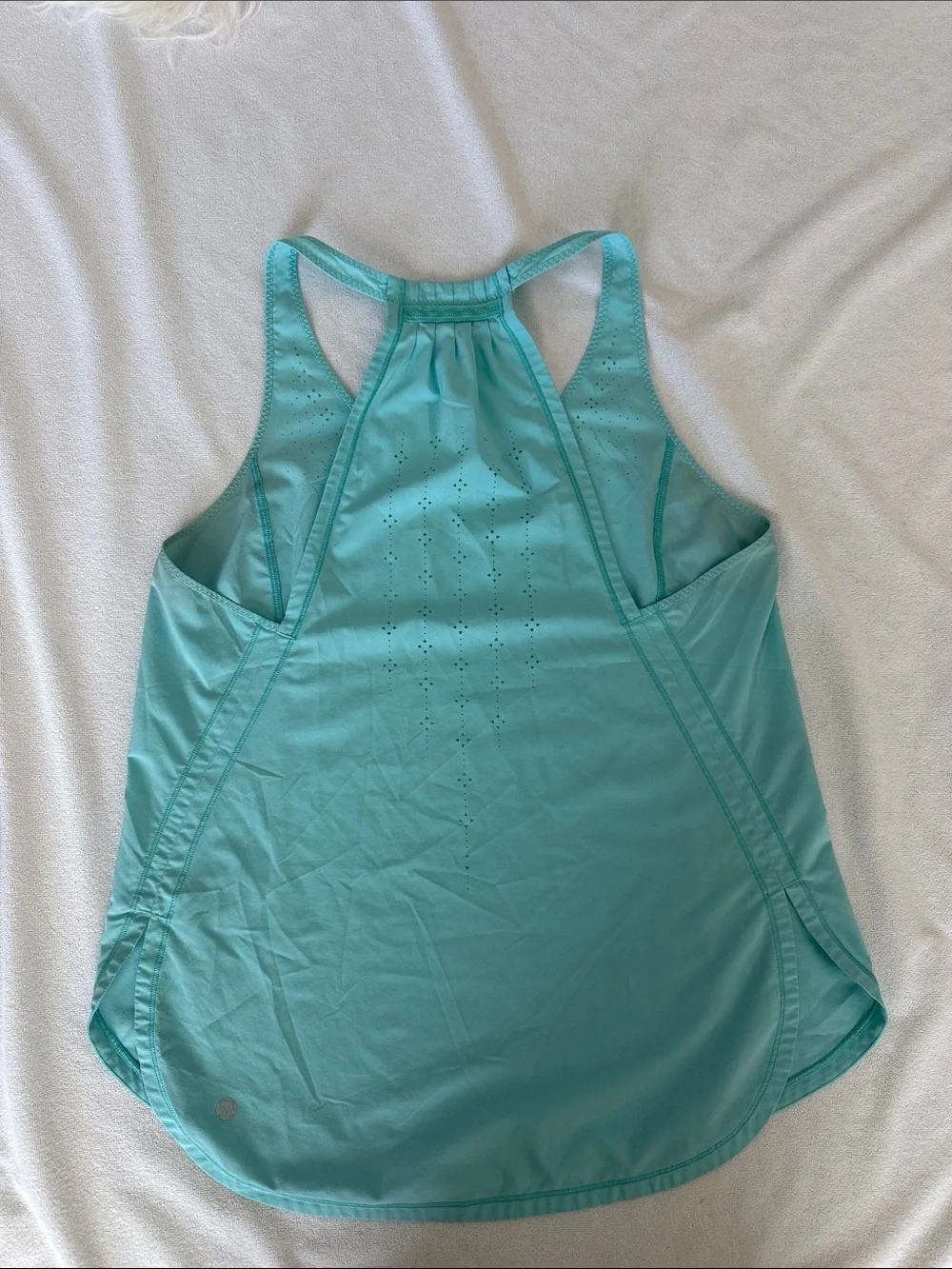 Lululemon Aqua Racerback Athletic Tank Top